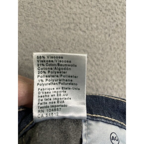 ag adriano goldschmied the stevie capri size 28 Mid Rise Medium Wash Jeans - Picture 7 of 12